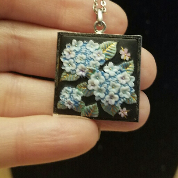 925 necklace with a pendent - Picture 2 of 7